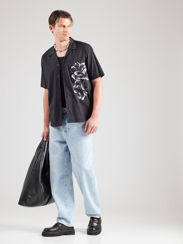 Karl Lagerfeld Regular Fit Hemd in Schwarz