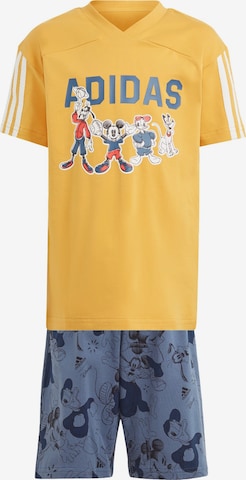 ADIDAS SPORTSWEAR Trainingsanzug  'Adidas x Disney Mickey Mouse' in Gelb: predná strana