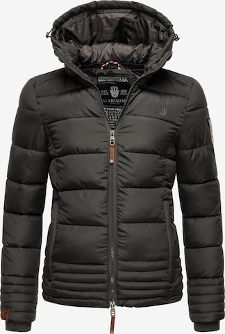 MARIKOO Winter Jacket 'Sole' in Grey: front