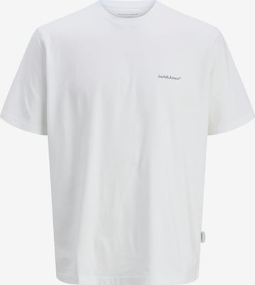 T-Shirt 'JORSplit' JACK & JONES en blanc : devant