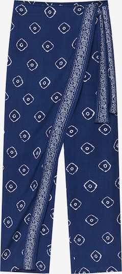 Pantaloni Pull&Bear pe bleumarin / alb, Vizualizare produs