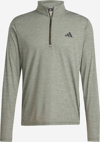 ADIDAS PERFORMANCE Функциональная футболка 'Essentials' в Зеленый: спереди