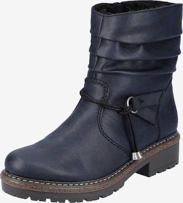 Bottines Rieker en bleu : devant