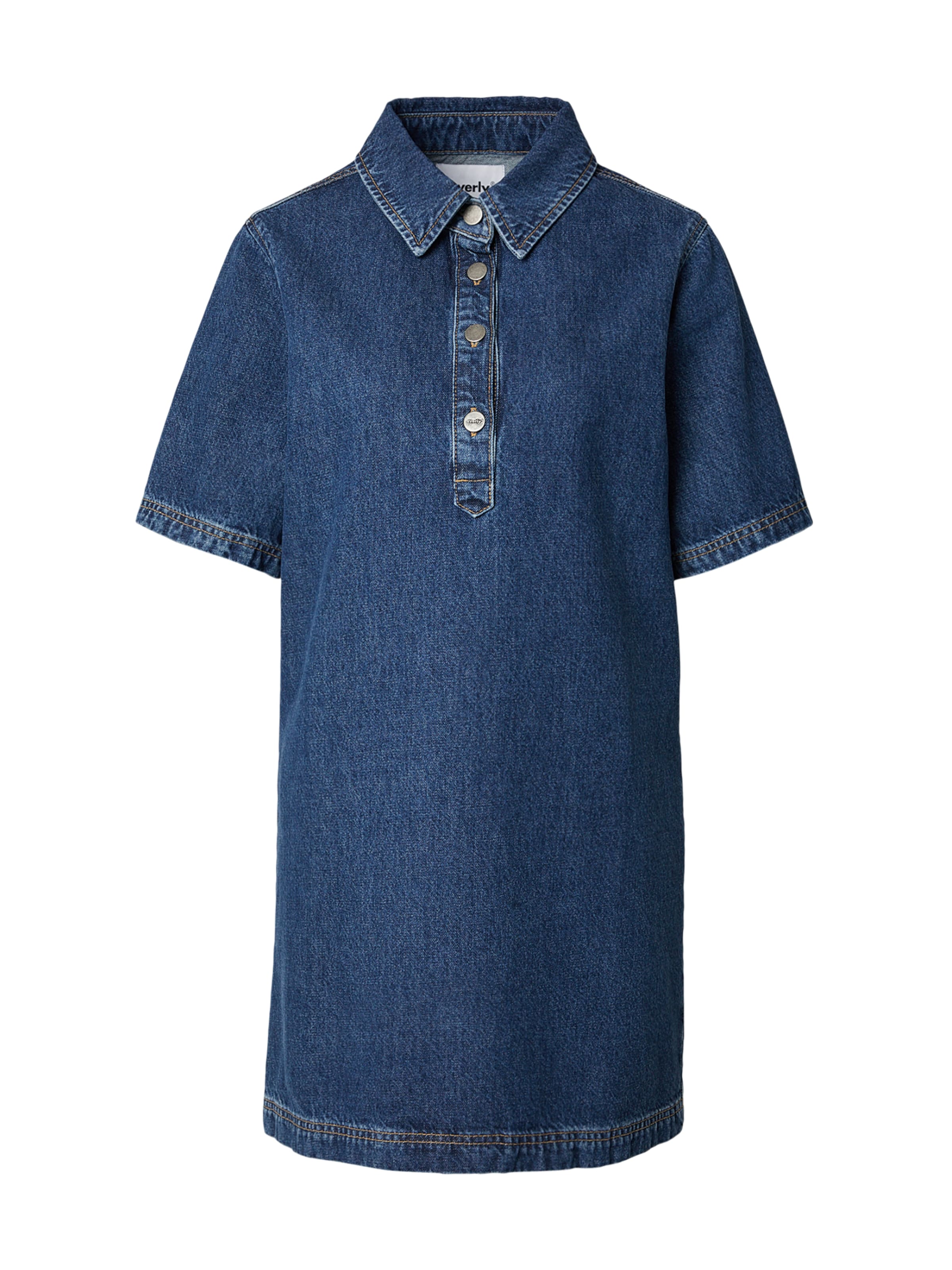 Everly Kleid in Blau: Vorderseite