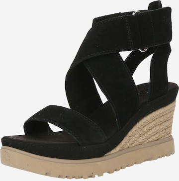 UGG Sandaal 'Ileana Ankle' in Zwart: voorkant