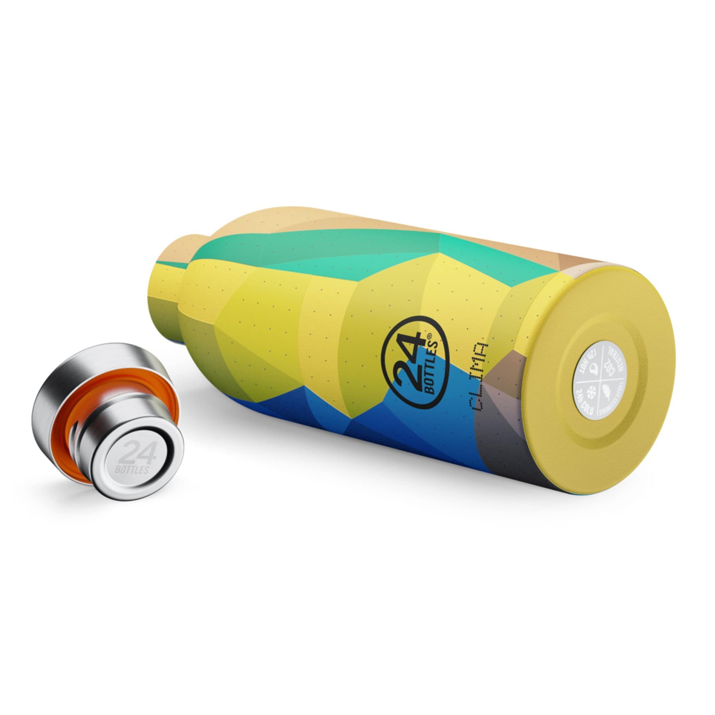 24Bottles Drinkfles 'Van Orton' in Geel