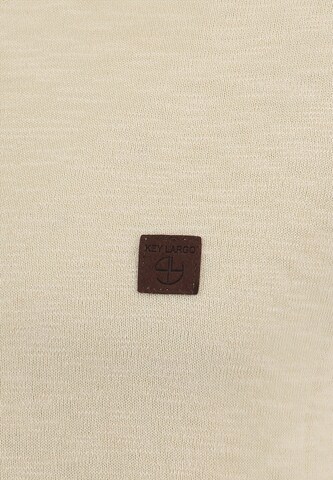 T-Shirt 'BOARD' Key Largo en beige