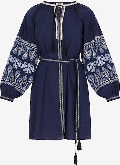 usha FESTIVAL Sommerkleid in marine / hellblau / weiß, Produktansicht