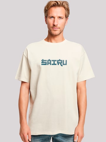 T-Shirt 'Koi Fish Japan Streetstyle' F4NT4STIC en beige