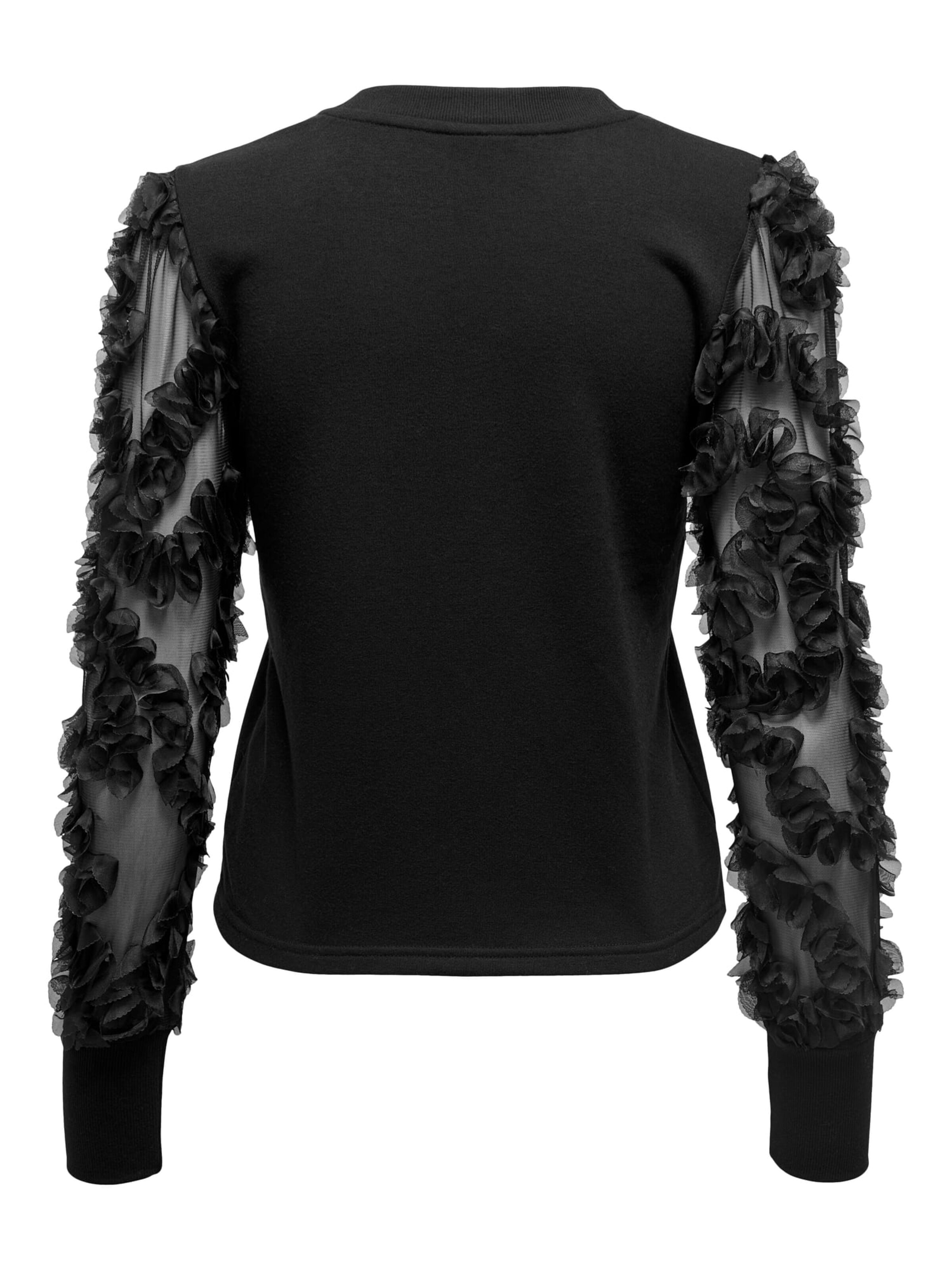 Jaqueline de Yong Sweatshirt 'Fairview' in Black