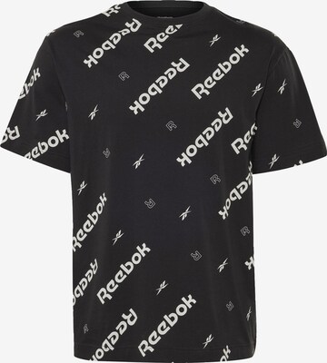 Reebok Shirt in Zwart: voorkant