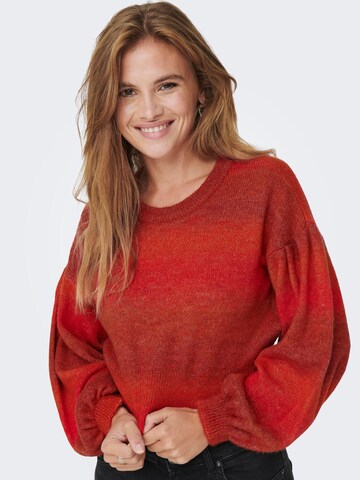 ONLY Pullover 'RAIN' i orange: forside