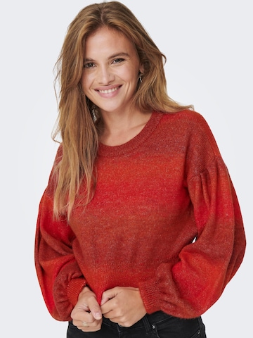 ONLY Pullover 'RAIN' i orange: forside