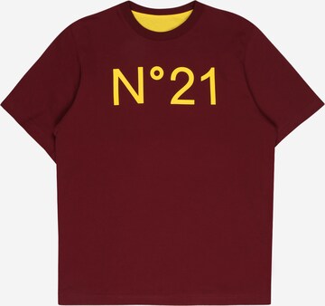 N°21 - Camiseta en rojo: frente