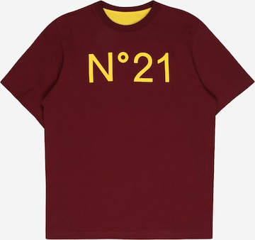 Tricou de la N°21 pe roșu: față