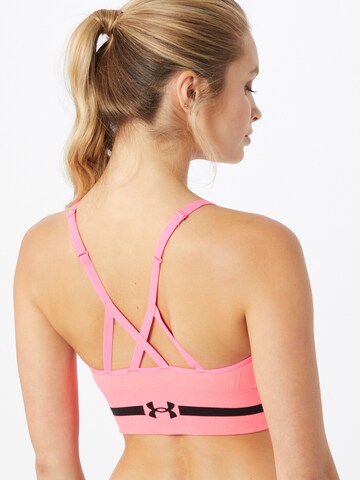 UNDER ARMOUR - Bustier Sujetador deportivo en rosa