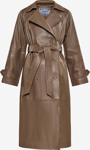 Cappotto di mezza stagione di DreiMaster Vintage in marrone: frontale