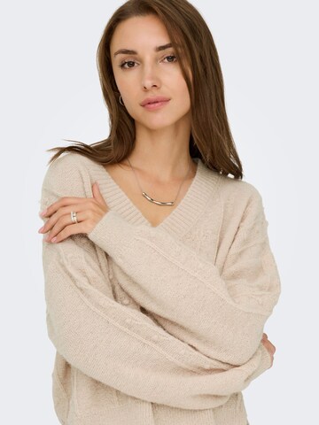 JDY Trui 'SIGRID' in Beige