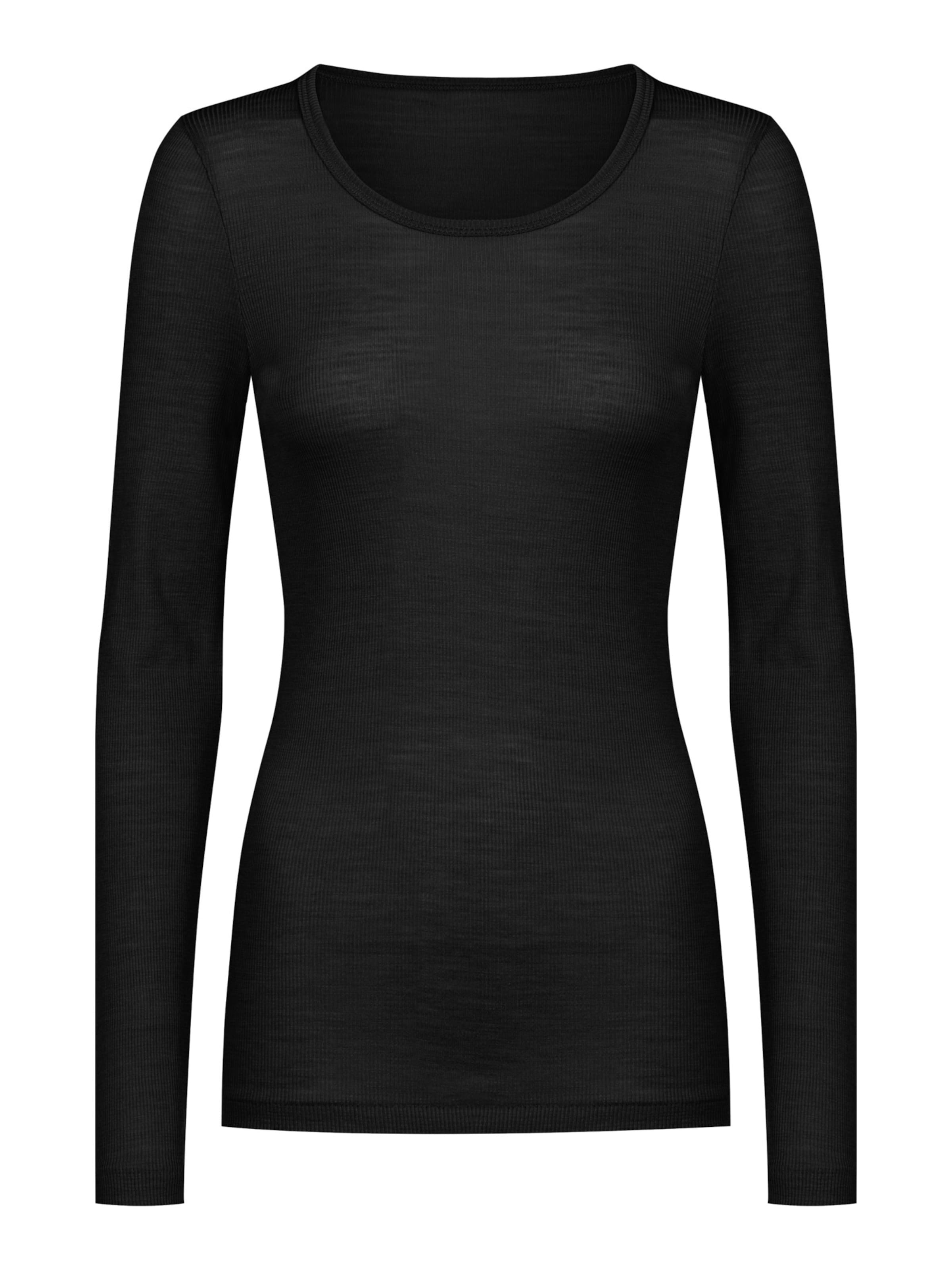 Mey Pajama shirt in Black: front