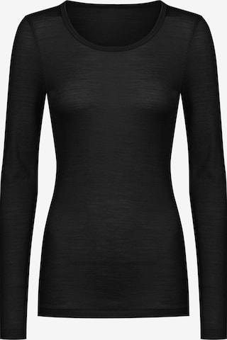 Mey Shirt in Schwarz: Vorderseite