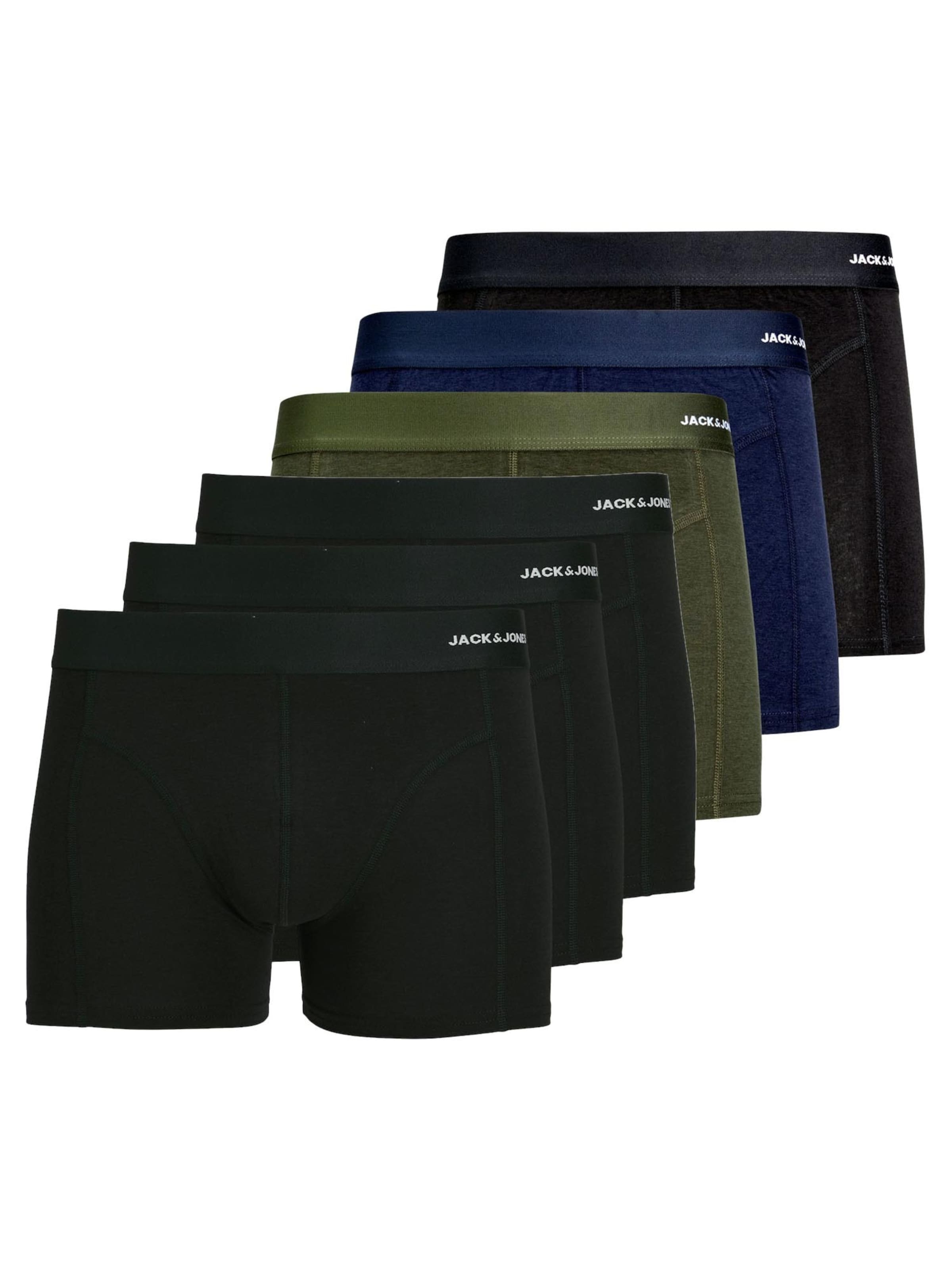 JACK & JONES Boxershorts 'Jacbasic' in Groen: voorkant