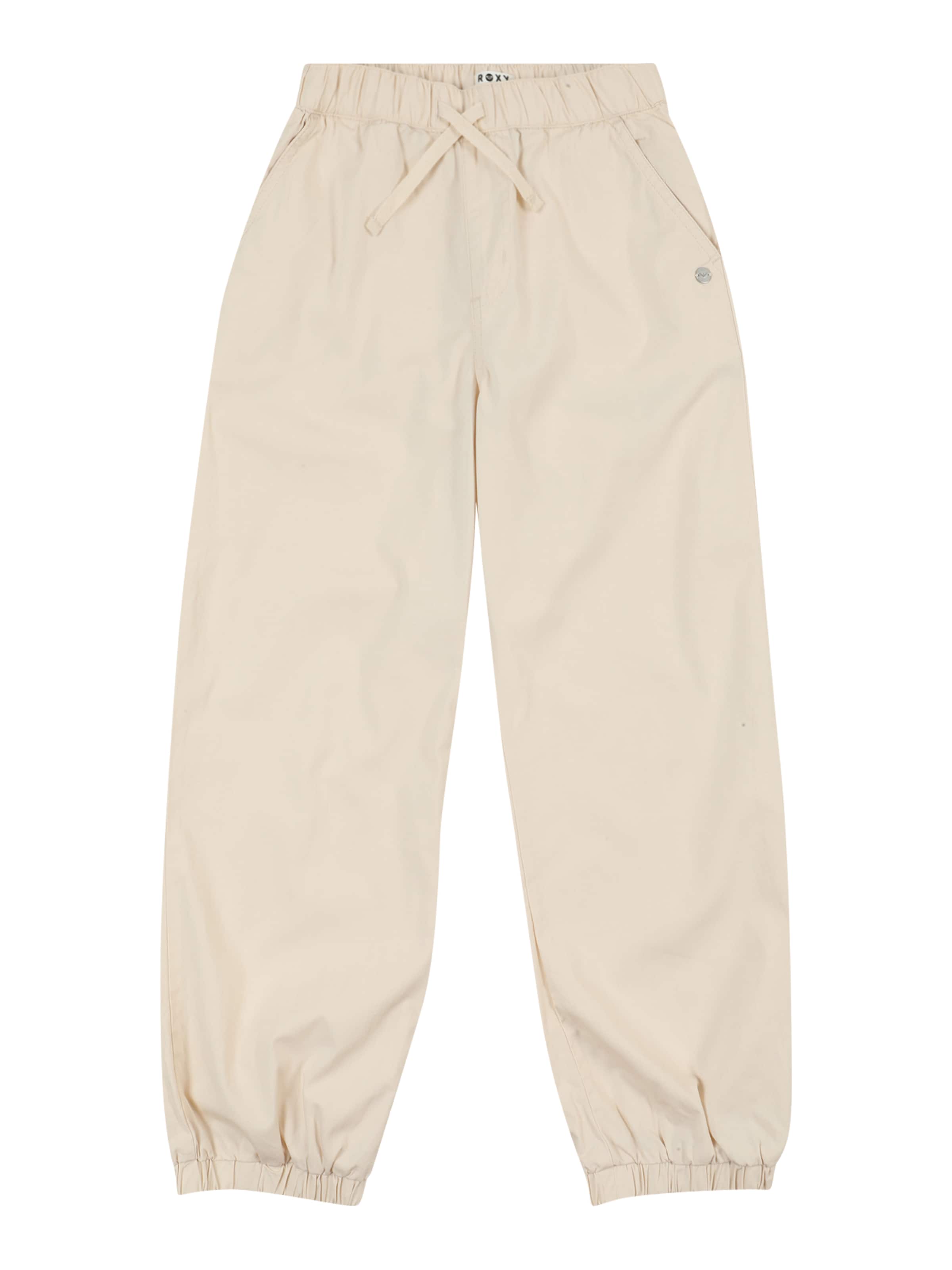 ROXY Tapered Urheiluhousut 'WIND COLORS' värissä beige: etupuoli