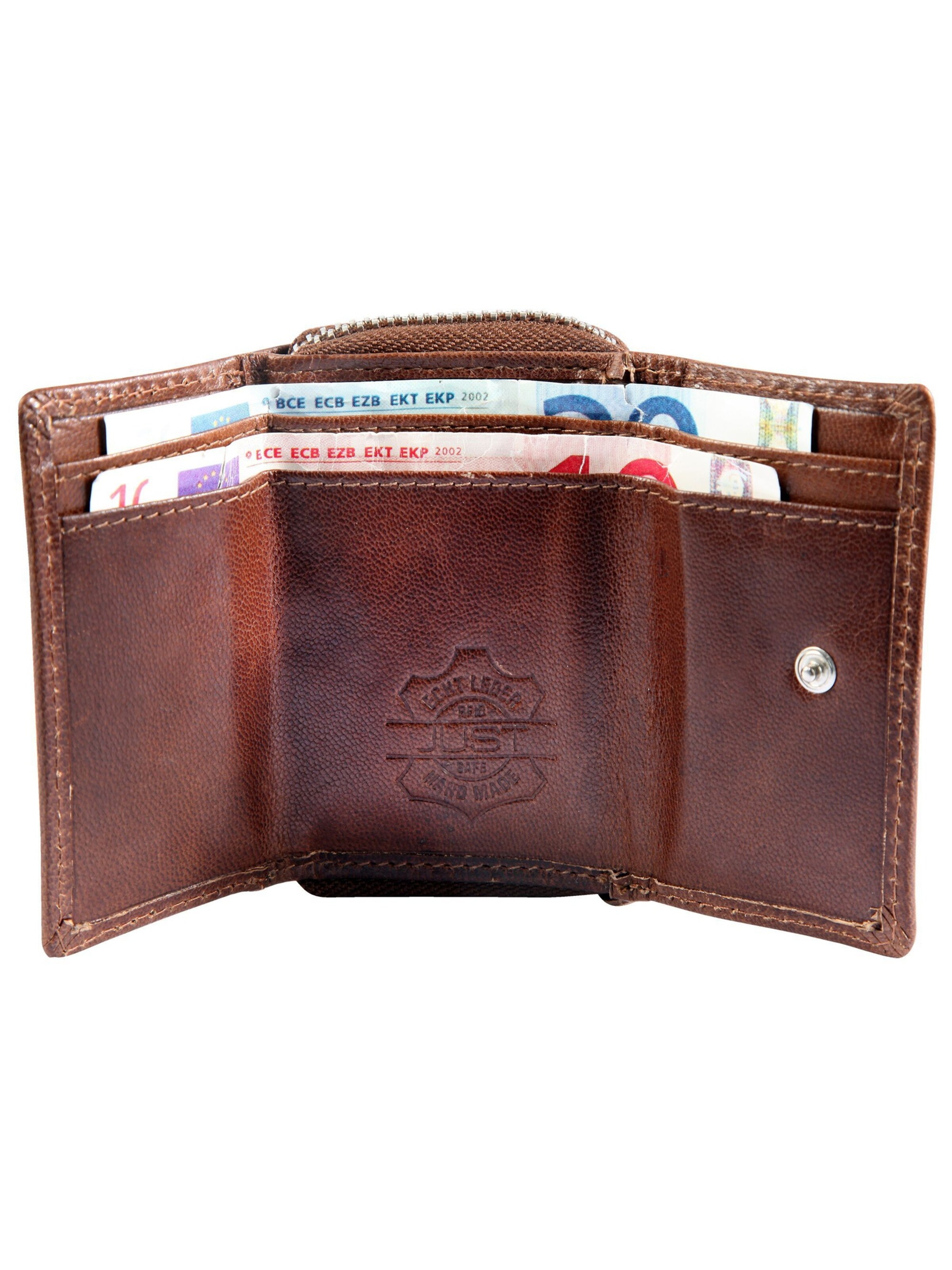 JUST Wallet 'RFID-Schutz' in Brown