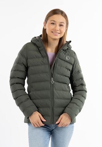 MYMO Winter jacket in Green: front