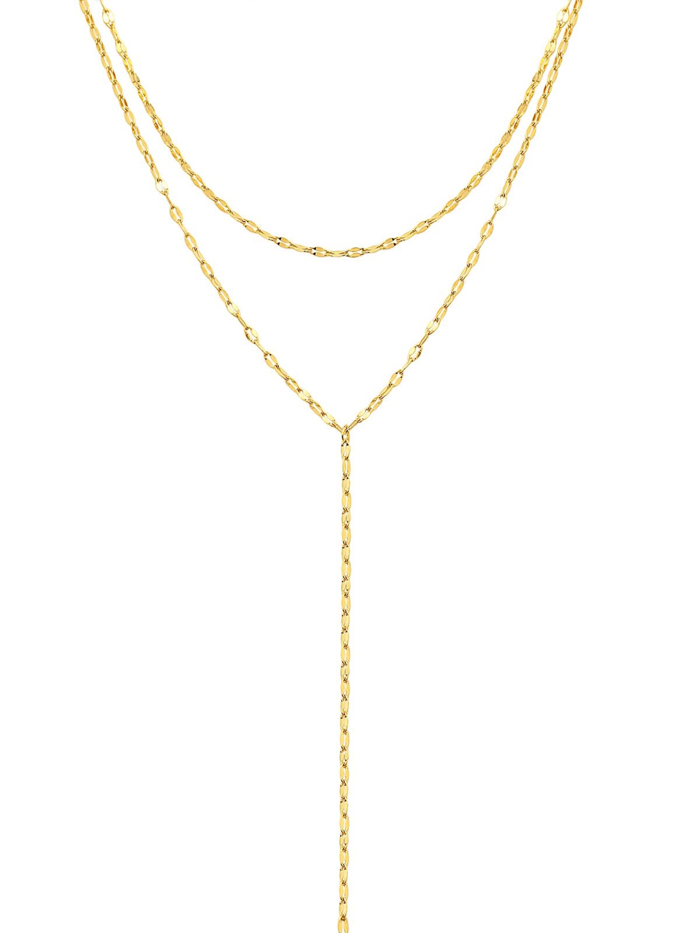 Hey Happiness Kette 'Verve'‌ in Gold: Vorderseite
