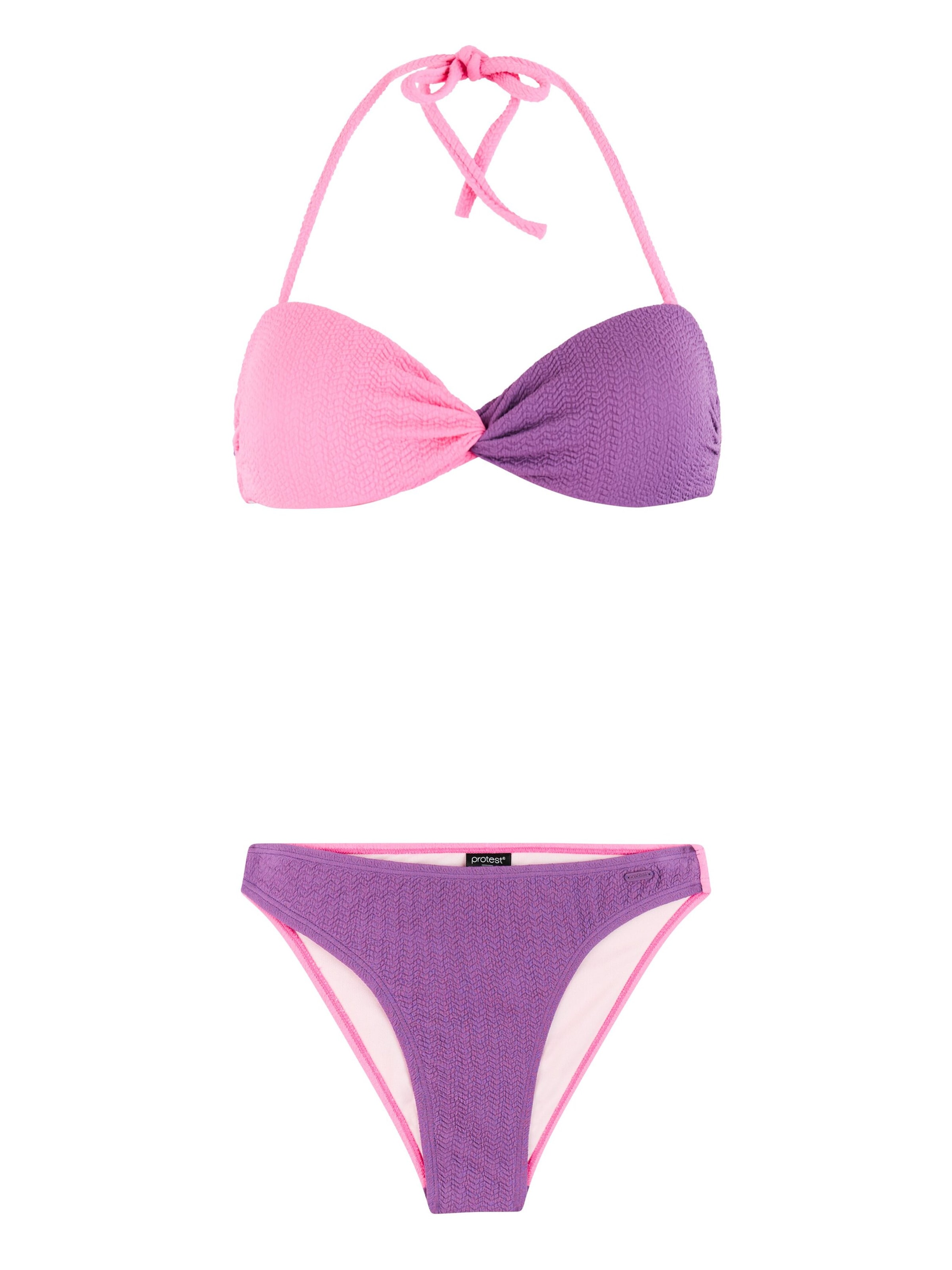PROTEST Bandeau Bikini 'PRTScar'‌‌‌‌‌‌‌‌‌‌ in Lila: Vorderseite