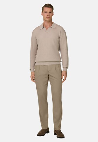 Boggi Milano Regular Trousers with creases in Grey