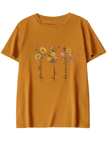 T-shirt 'Summer Casual' GORHEY en orange : devant