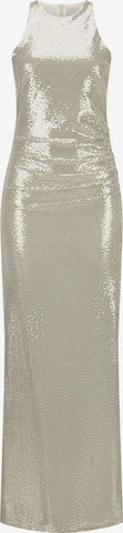 Nicowa Avondjurk in Zilver: voorkant