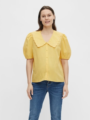 Pieces Maternity Blouse 'Tae' in Yellow: front