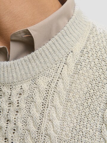 JACK & JONES Neulepaita 'JJPAUL' värissä valkoinen