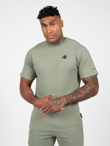 Maglietta 'Leon' di Gorilla Wear in verde: frontale