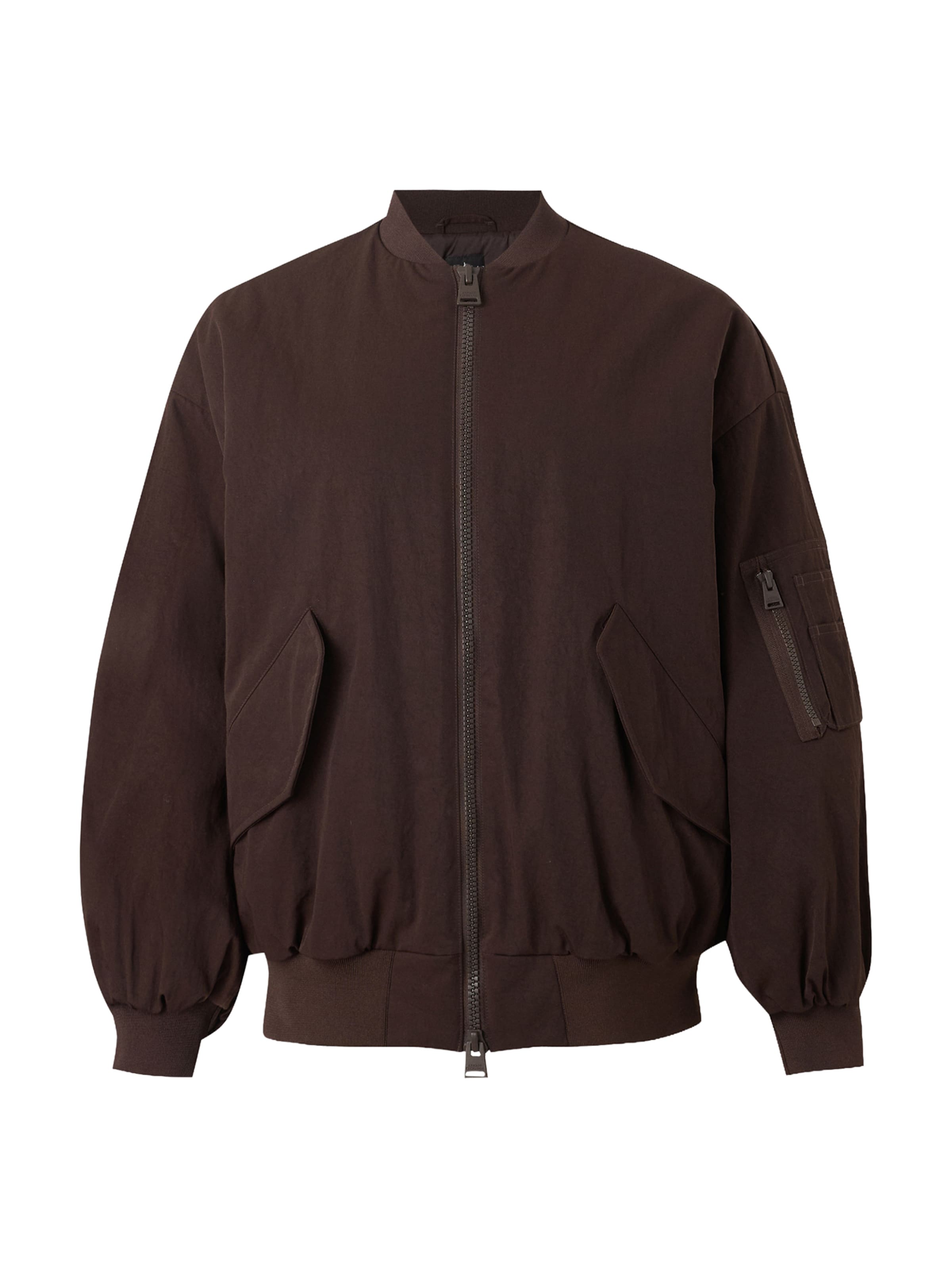 ARMANI EXCHANGE Prehodna jakna | rjava barva: sprednja stran