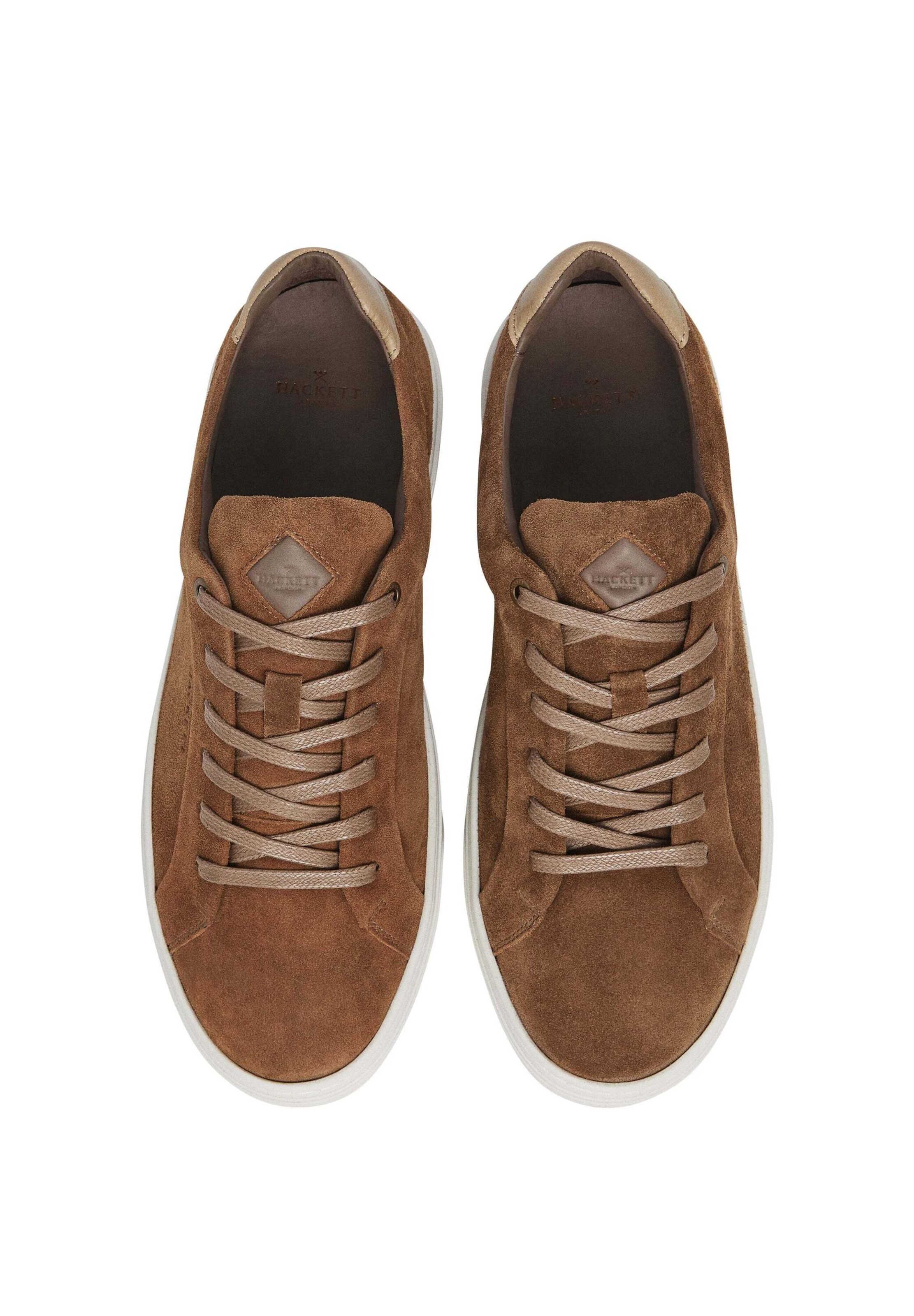 Sneaker bassa 'Hackney Destine' di Hackett London in beige