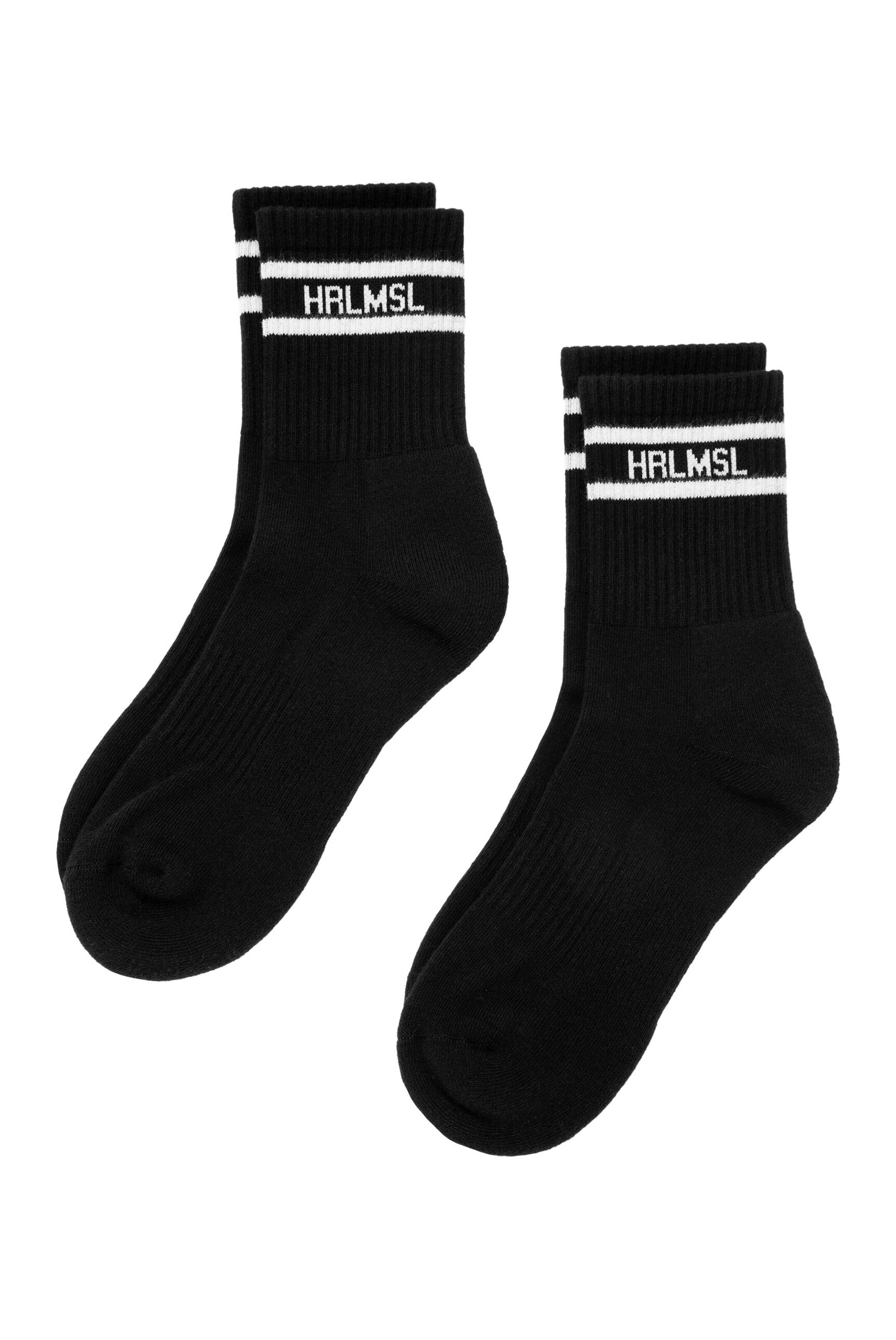 Harlem Soul Socks 'OS-CAR' in Black: front