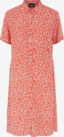 PIECES Kleid 'Rebecca' in Rot: predná strana