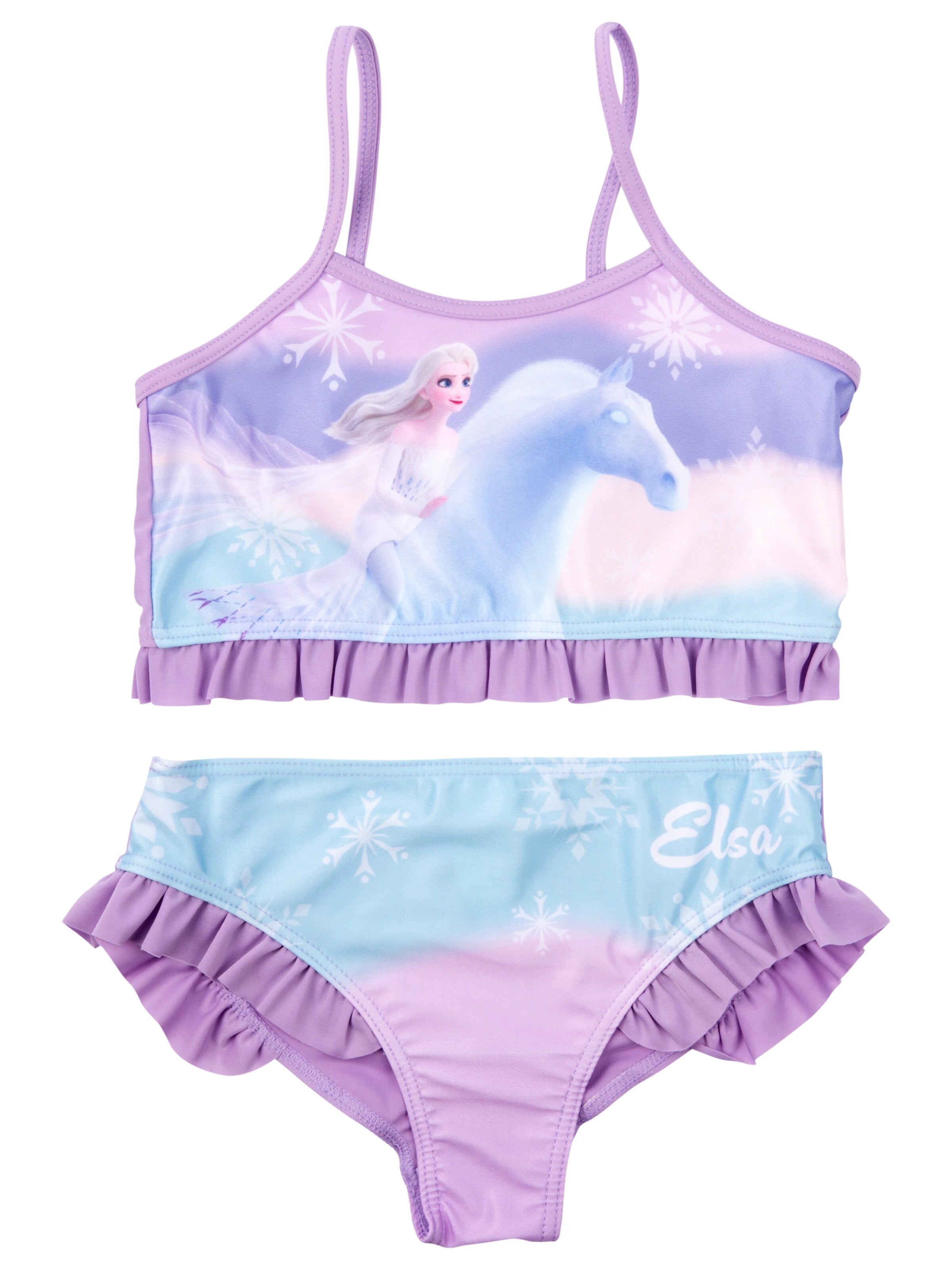 Disney Frozen Bralette Bikini 'Elsa Frozen' in Purple: front