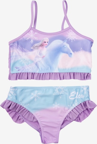 Disney Frozen Bralette Bikini 'Elsa Frozen' in Purple: front
