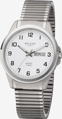 REGENT Analog Watch in Silver: front