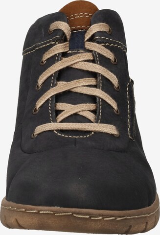JOSEF SEIBEL Lace-Up Ankle Boots 'Steffi' in Blue