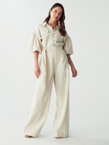 Tuta jumpsuit 'BRAELYN ' di Willa in beige: frontale