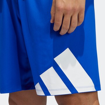 ADIDAS PERFORMANCE Regular Sportsbukser i blå