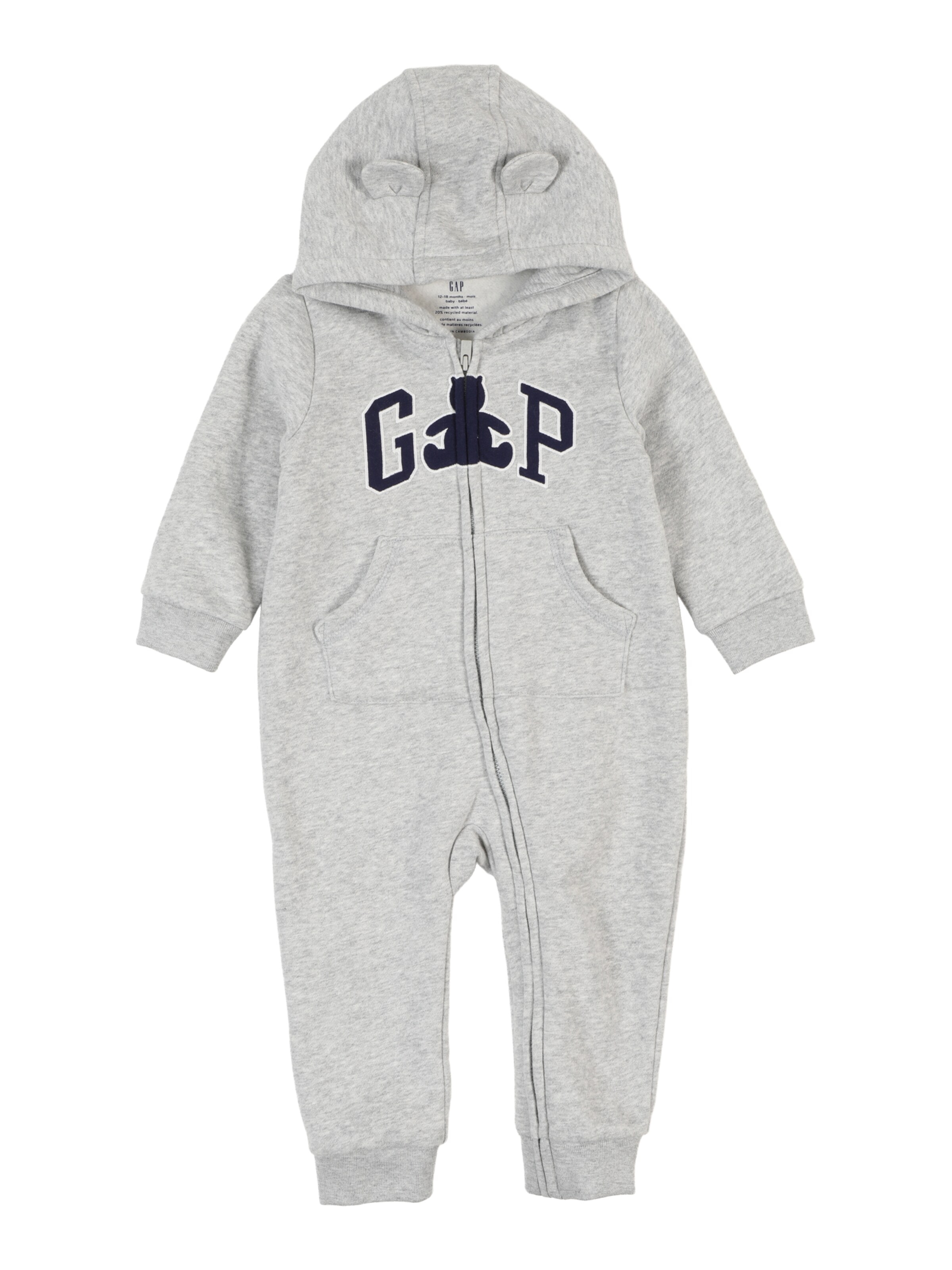 GAP Overal – šedá: přední strana