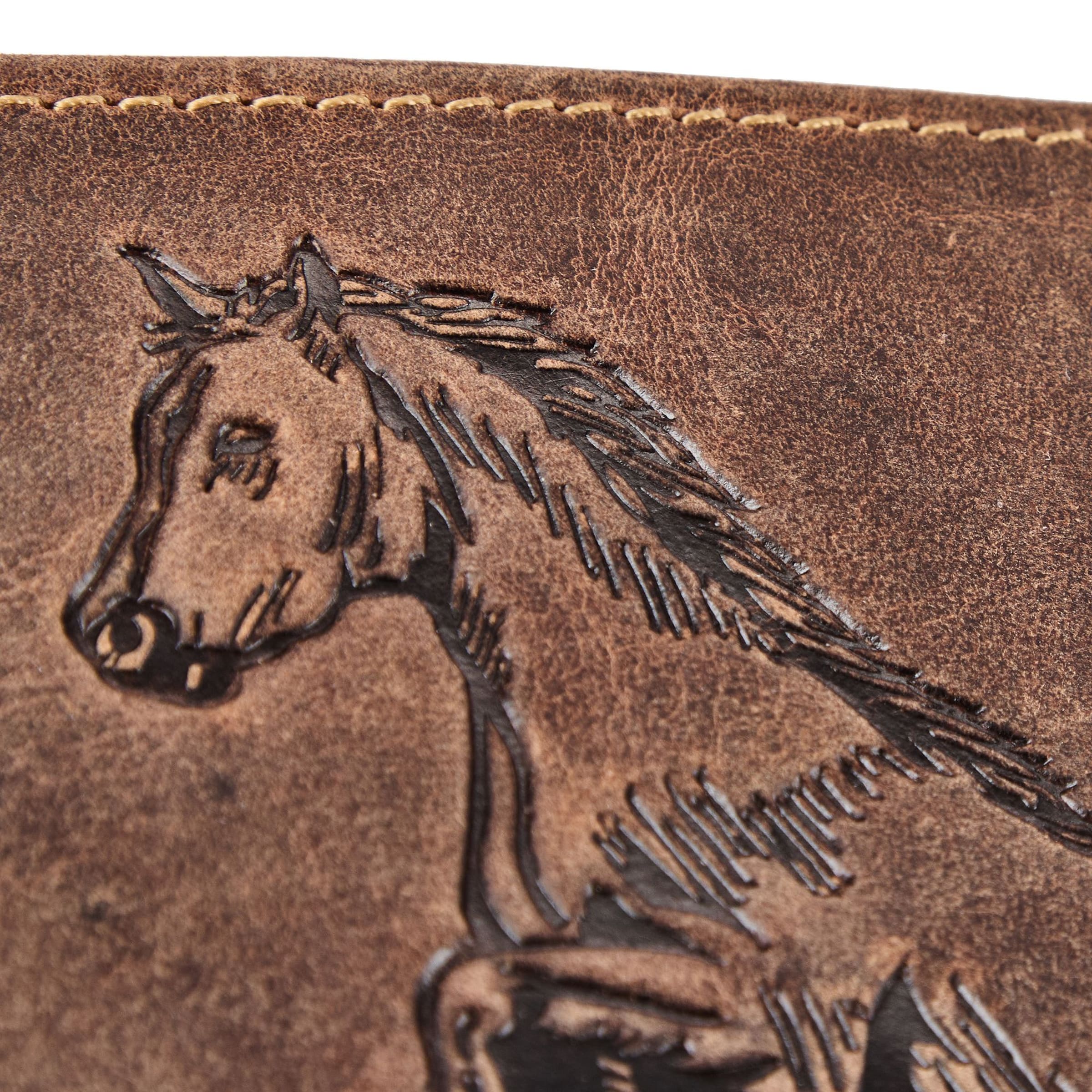 Porte-monnaies GREENBURRY en marron
