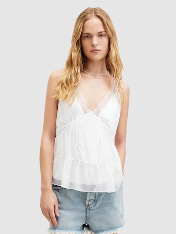 AllSaints Top 'ROWEN' | bela barva: sprednja stran