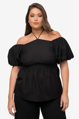 Ulla Popken Blouse in Black: front